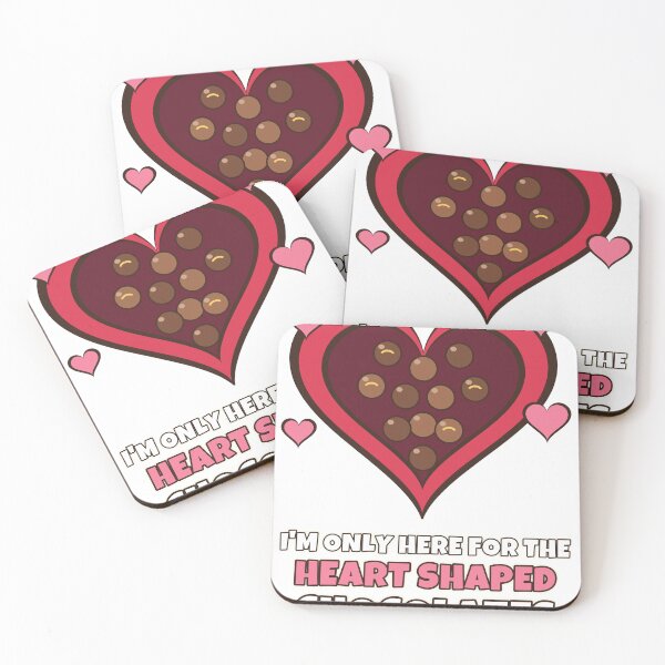 Item preview, I'm Only Here For The Heart Shaped Chocolates Funny Valentines Day designed and sold by Bornprints.