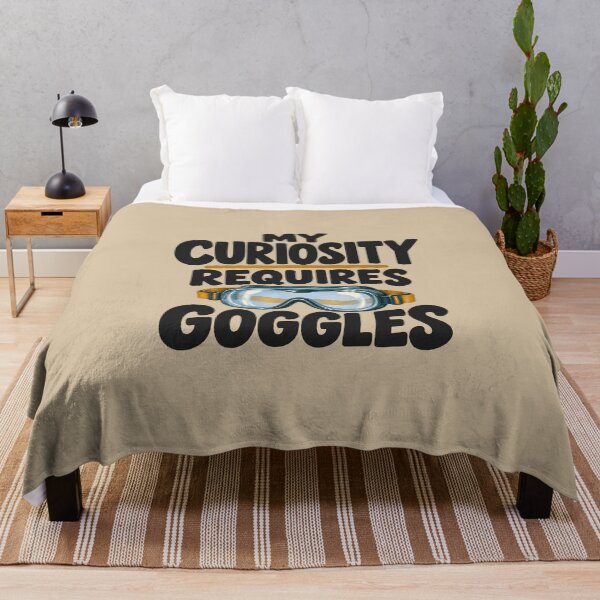 Item preview, My Curiosity Requires Goggles — Funny Science Design designed and sold by VioVibe.