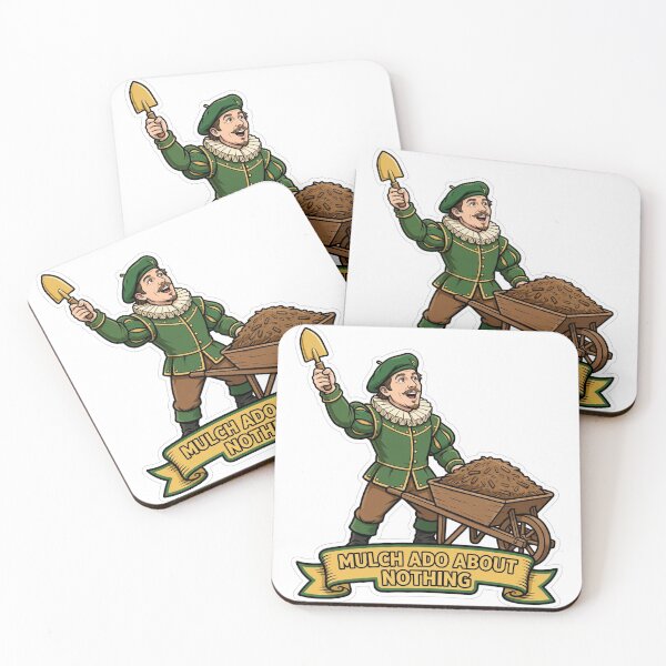 Item preview, Mulch Ado About Nothing Funny Gardener Sticker designed and sold by Hearth & Hue.