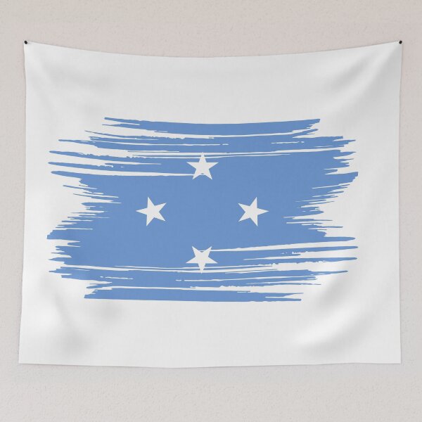 Item preview, Distressed Micronesia Flag FM designed and sold by shitpostee.