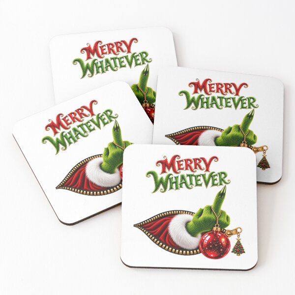 Item preview, Grinch, Merry Whatever Grinch Christmas, Green Grinch Hand with Ornament, Christmas Sublimation designed and sold by walkeraliza36.
