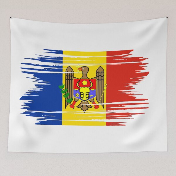 Item preview, Distressed Moldova Flag MD designed and sold by shitpostee.