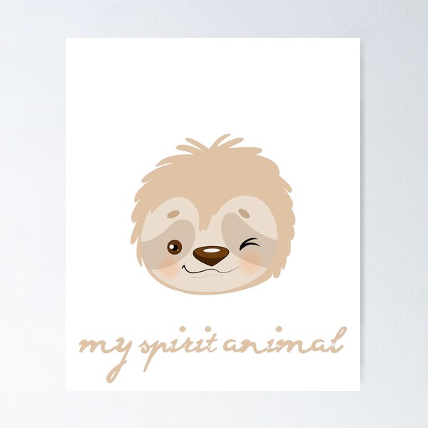 Item preview, Sloth My Spirit Animal designed and sold by SusurrationStud.