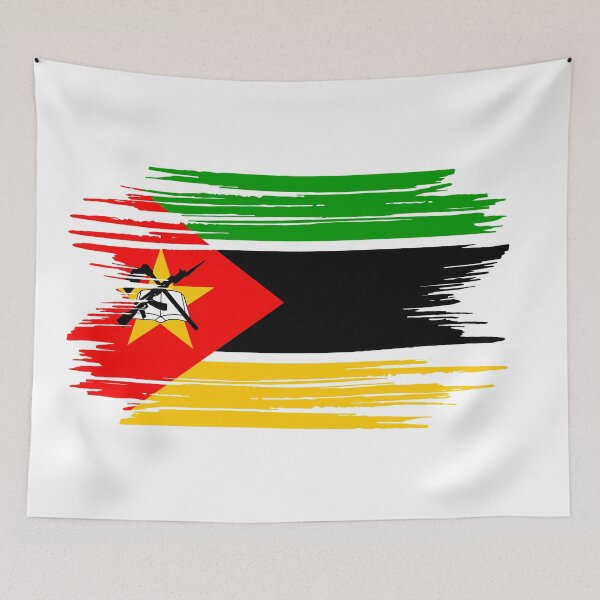 Item preview, Distressed Mozambique Flag MZ designed and sold by shitpostee.