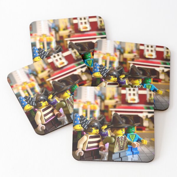 Item preview, Group of trick or treaters designed and sold by Julia Marshall Felix.