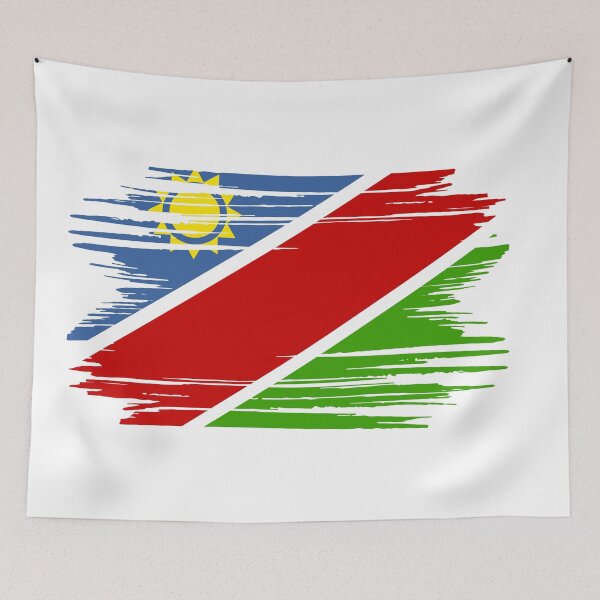 Item preview, Distressed Namibia Flag NA designed and sold by shitpostee.