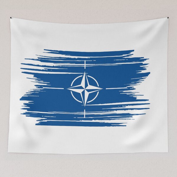 Item preview, Distressed NATO Flag NATO designed and sold by shitpostee.