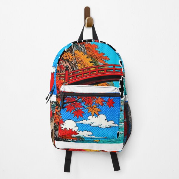 Item preview, Oozumou - Grand Sumo | Pop Art Autumn Bridge | Japanese Design designed and sold by JapanMemoir.