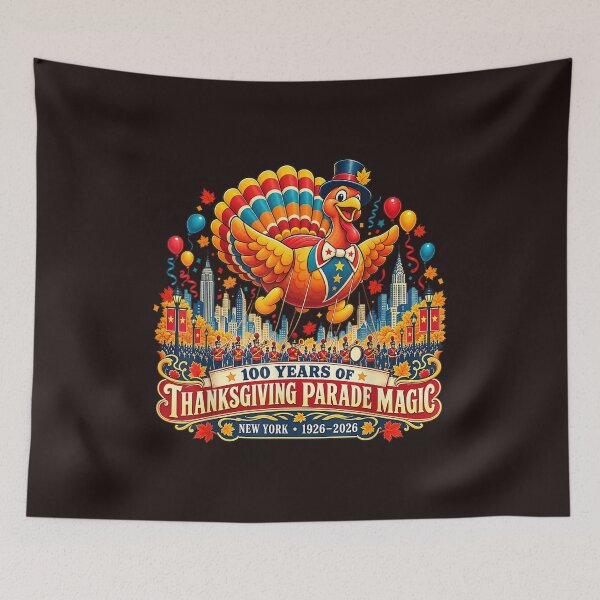 Item preview, Vintage Thanksgiving Parade New York Turkey Centennial Art designed and sold by mari-kayden.