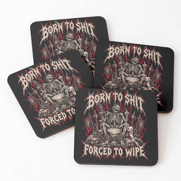 Item preview, Born To Shit Forced To Wipe Classic Meme designed and sold by Lowgik.