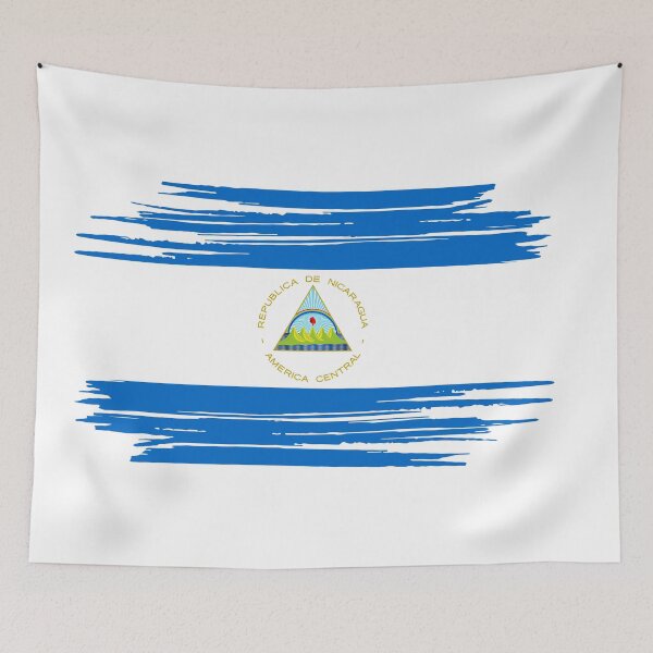 Item preview, Distressed Nicaragua Flag NI designed and sold by shitpostee.