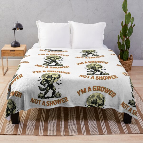 Item preview, I'm A Grower Not A Shower Werewolf Halloween Funny designed and sold by SEINENGAPPI18.