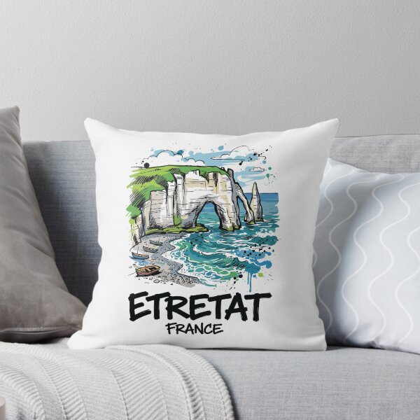 Item preview, Etretat Normandy France White Cliffs Arch Art designed and sold by Merch by Das Design Studio.