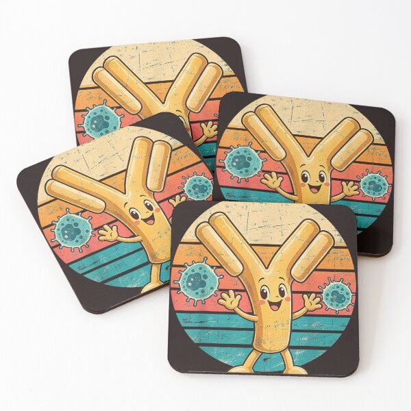Item preview, Antibody Retro Sunset Immunologist Immunology Science Art designed and sold by mari-kayden.