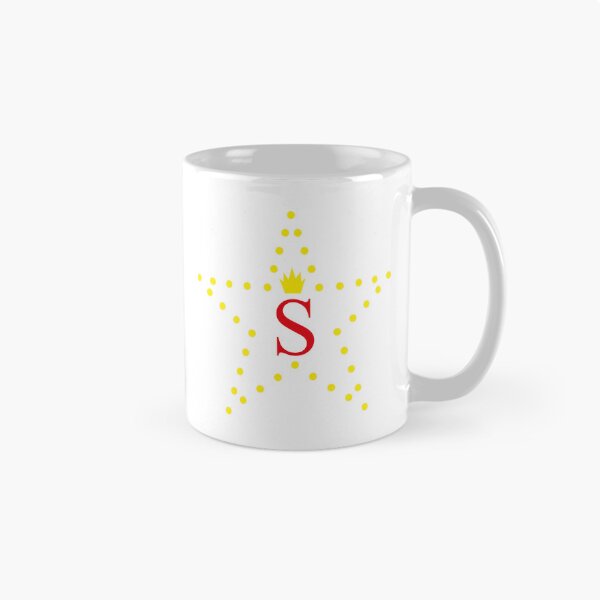 Item preview, Yellow Star Letter S with Crown designed and sold by ADcreate3D.
