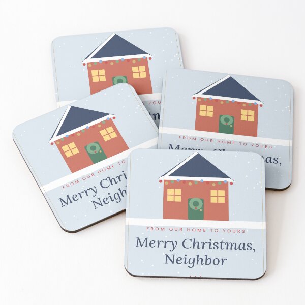 Item preview, Merry Christmas Neighbor Cozy House designed and sold by Wilhelmina-Art.