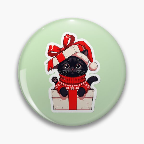 Item preview, Black Cat Surprise in its Christmas Gift Box designed and sold by LV-creator.