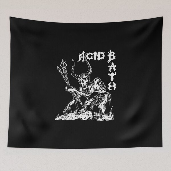 Item preview, Acid Bath Occult Skull Sludge Metal Design, acid bath band,  heavy metal design designed and sold by pokelaserryr.
