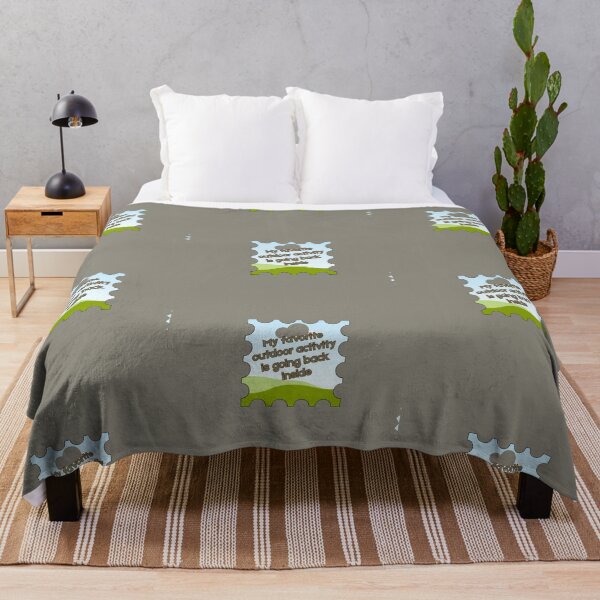 Item preview, My Favorite Outdoor Activity Is Going Back Inside – Introvert Humor designed and sold by rnscreationsin.