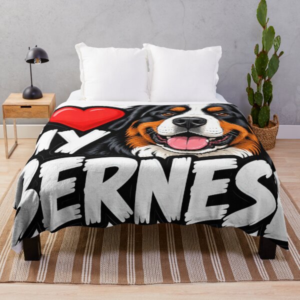 Item preview, I Love My Bernese Mountain Dog – Cute Dog Lover Graphic designed and sold by DWBROODLE.