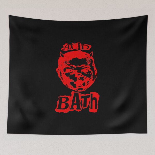 Item preview, Acid Bath Red Devil Icon Design, acid bath band,  heavy metal design designed and sold by pokelaserryr.