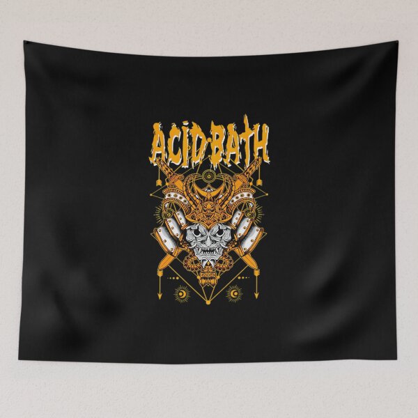 Item preview, Acid Bath Samurai Skull Metal Design, acid bath band,  heavy metal design designed and sold by pokelaserryr.