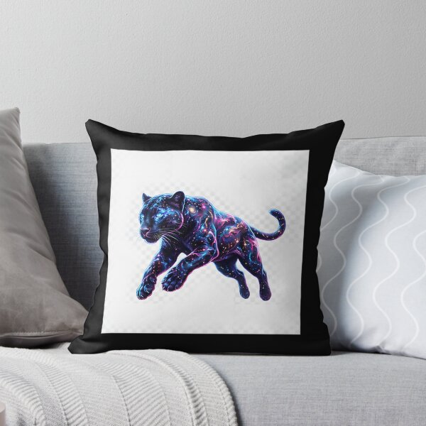 Item preview, Nebula Apex Cosmic Galaxy Panther Artwork with Vibrant Space Colors designed and sold by MALUDESIGN.