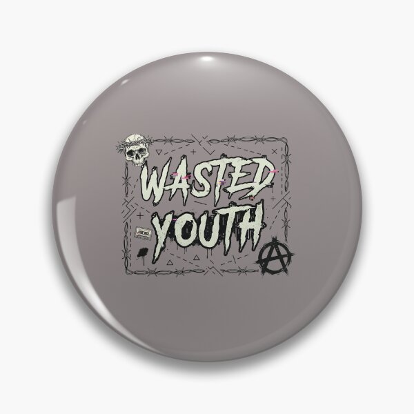 Item preview, Wasted Youth Stencil Grunge Statement Tee-18 designed and sold by MarioSchonmetzl.