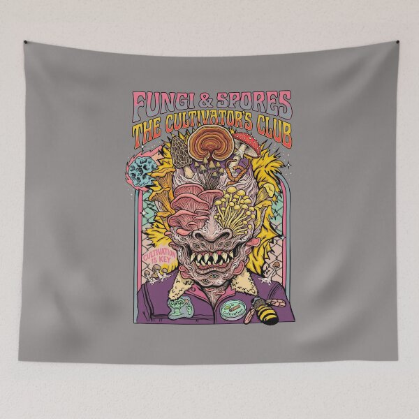 Item preview, THE SHES Psychedelic Monster Face Art-96 designed and sold by KarlForg.