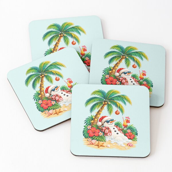 Item preview, Snowman on Summer Vacation – Funny Tropical Christmas designed and sold by MetaModel Editions.