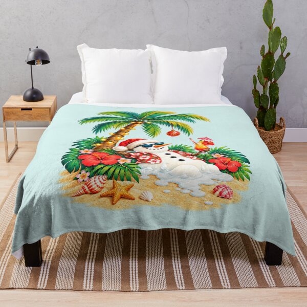 Item preview, Snowman on Summer Vacation – Funny Tropical Christmas designed and sold by MetaModel Editions.