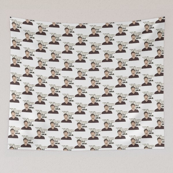 Item preview, Ron Swanson Inspired Minimalist Illustration Design designed and sold by LiLi-Queen.