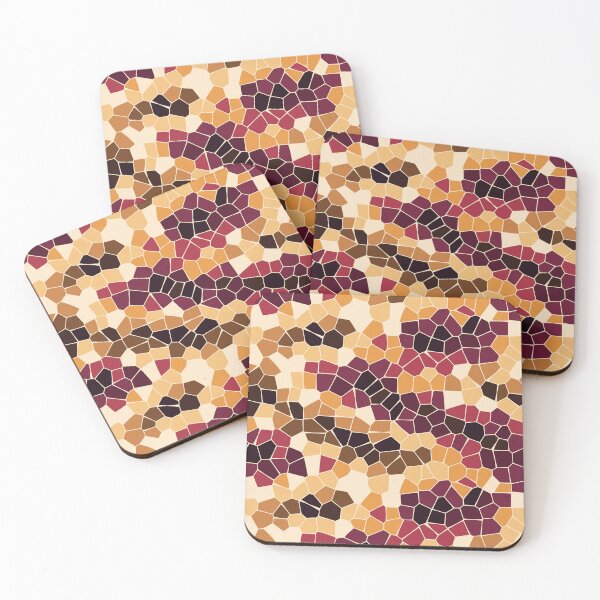 Item preview, Mosaic Seamless Pattern - Cinnamon Tessellation In A Festive Palette designed and sold by cute-animals99.