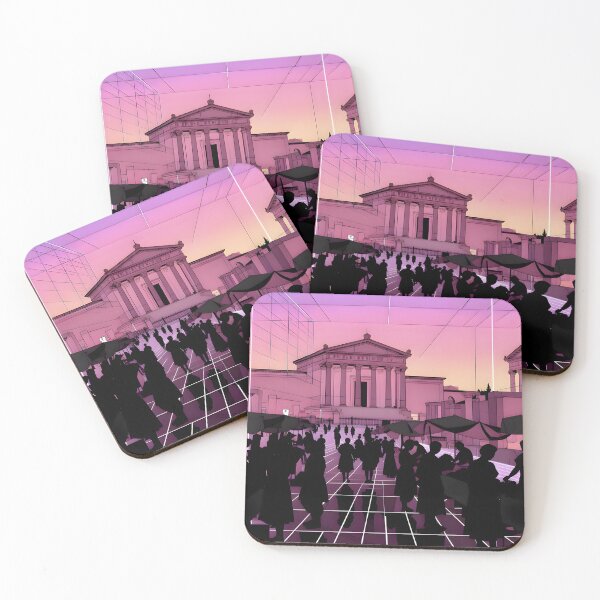 Item preview, Synthwave Ancient Rome Agora Market Retro Neon Vaporwave Aesthetic designed and sold by Daniela`s shop.