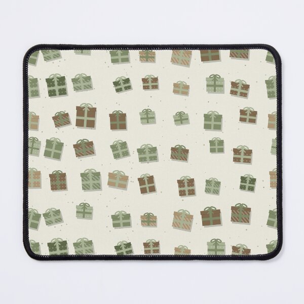 Item preview, Presents Pattern In Khaki - Natural Christmas Parcel Design designed and sold by cute-animals99.
