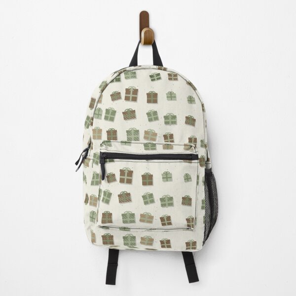 Item preview, Presents Pattern In Khaki - Natural Christmas Parcel Design designed and sold by cute-animals99.