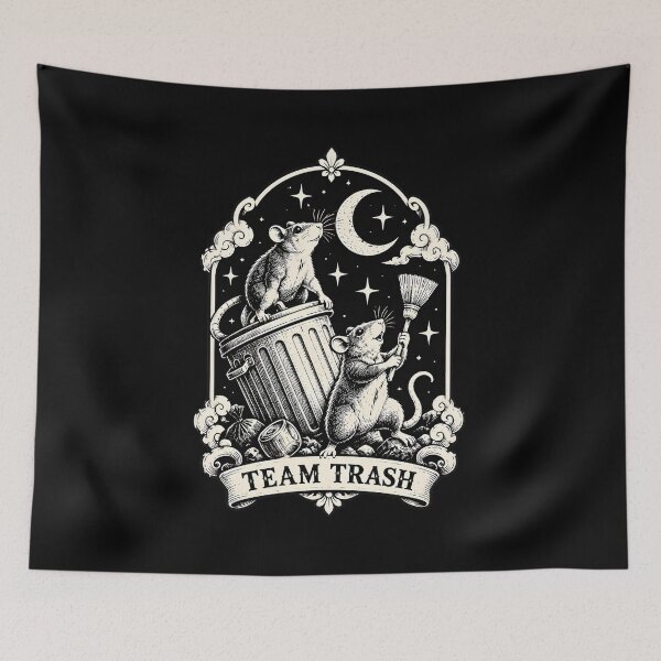 Item preview, Team-Trash Opossum Raccoon-Moon Night Funny For Men Women designed and sold by MathiasFuchs.