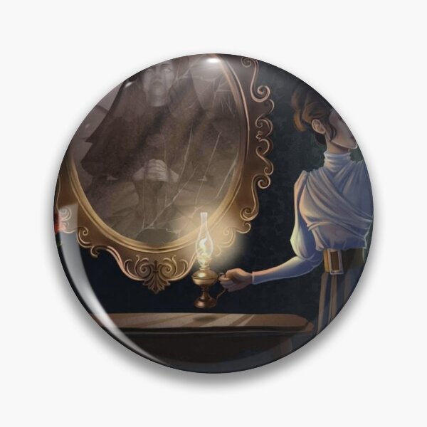 Artikelvorschau, Haunted Mirror Ghost Reflection Vintage Oil Lamp Horror Art entworfen und verkauft von Erivaduselo.