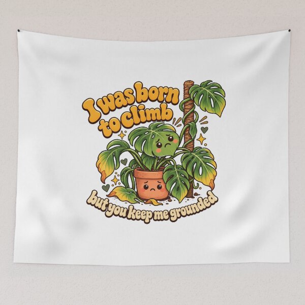 Item preview, "I was born to climb" designed and sold by Fantomatik.