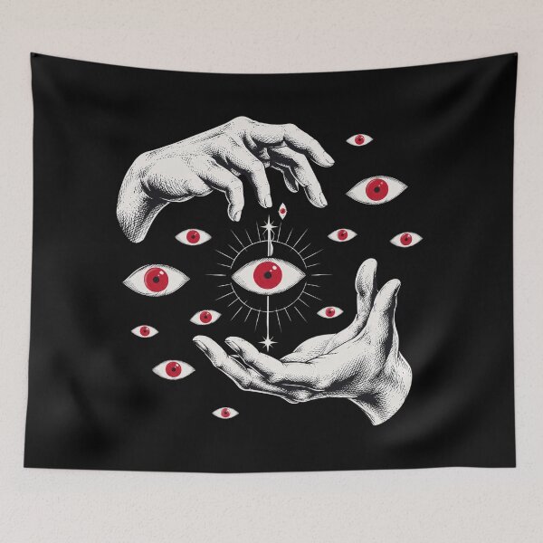 Item preview, Red Eye Surreal Hands designed and sold by LeahFriedman80.