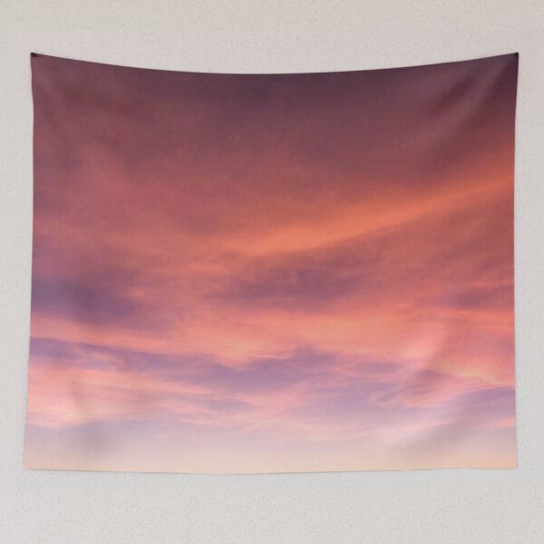 Item preview, Mauve sky with soft clouds designed and sold by assaf.