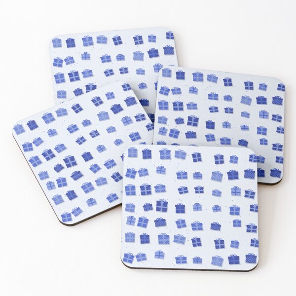 Item preview, Presents Design In Royal Blue, A Bold Present Pattern designed and sold by cute-animals99.