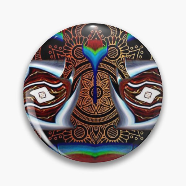 Artikelvorschau, Abstract Mandala Symmetric Geometric Psychedelic Tribal Art entworfen und verkauft von Erivaduselo.