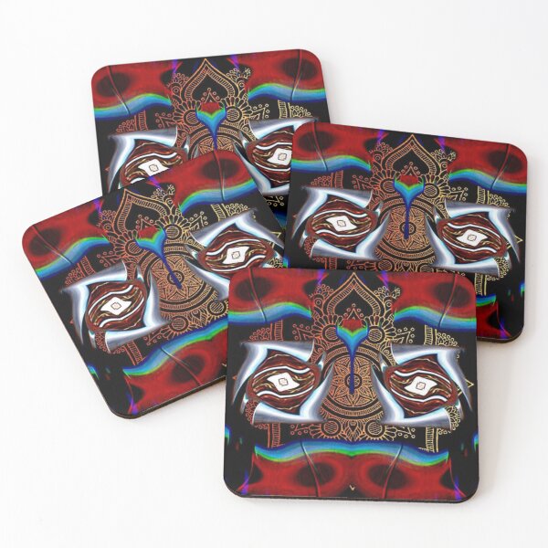 Item preview, Abstract Mandala Symmetric Geometric Psychedelic Tribal Art designed and sold by Erivaduselo.