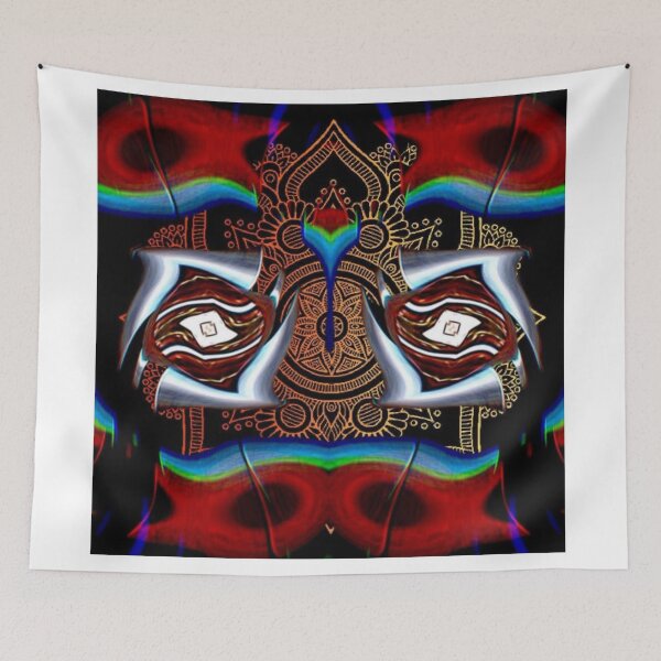 Item preview, Abstract Mandala Symmetric Geometric Psychedelic Tribal Art designed and sold by Erivaduselo.