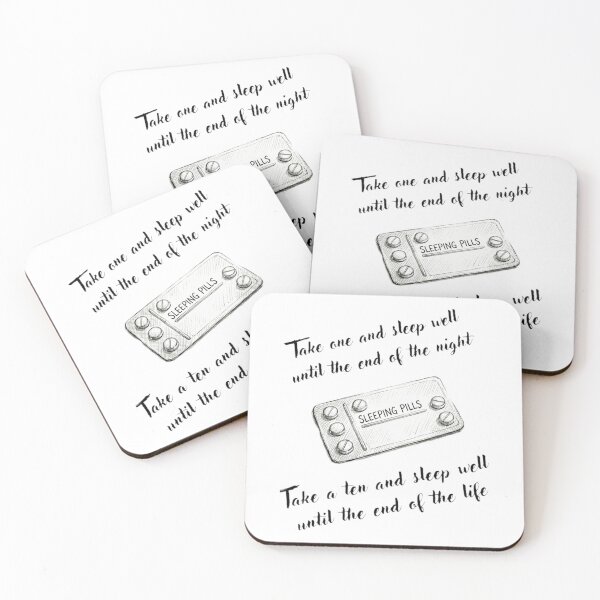 Item preview, Permanent Sleep Solution - Dark Humor designed and sold by Stefanrajzer.