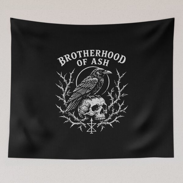 Item preview, Brotherhood of Ash - Vintage Occult Raven Skull designed and sold by Anugrah januar.