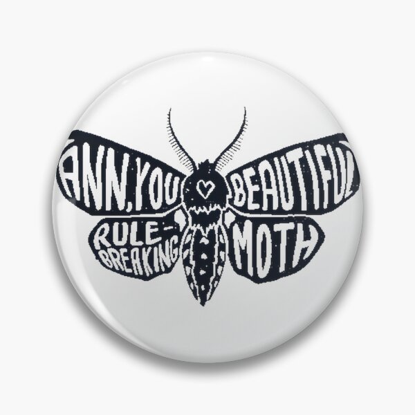 Item preview, You Beautiful Rule Breaking Moth Inspirational Quote Design designed and sold by LiLi-Queen.
