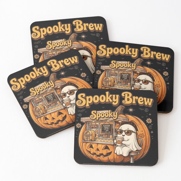 Item preview, Spooky Brew - Ghost Pumpkin Spice Latte designed and sold by Dananempar.