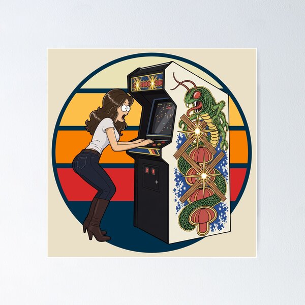 Item preview, Classic Retro Arcade Gamming  designed and sold by SideQuest - Scribbled Chaos!.